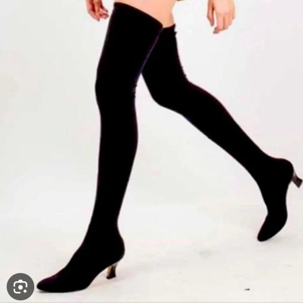 Anne Klein Stocking Boots - Black